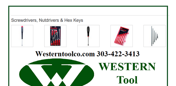 Screwdrivers Nuts Hex Keys at Westerntoolco.com