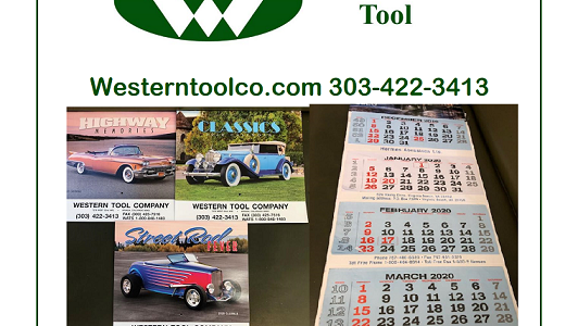 WESTERNTOOLCO.COM HAS FREE 2020 CALENDARS!