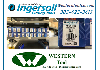 WESTERNTOOLCO.COM HAD INGERSOLL CUTTING TOOLS IN STOCK!