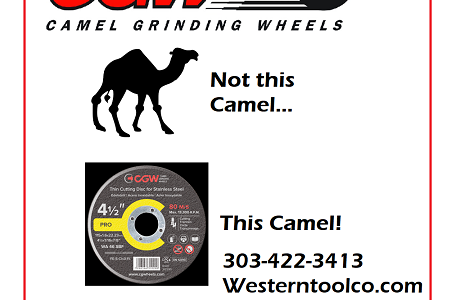 WESTERNTOOLCO.COM HAS CGW (CAMEL GRINDING WHEEL)