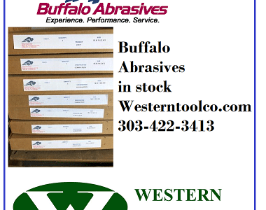 WESTERNTOOLCO.COM HAS BUFFALO ABRASIVES IN STOCK