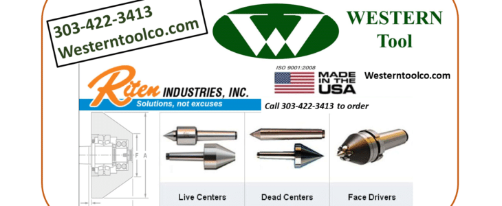 WESTERNTOOLCO.COM HAS RITEN LIVE AND DEAD CENTERS