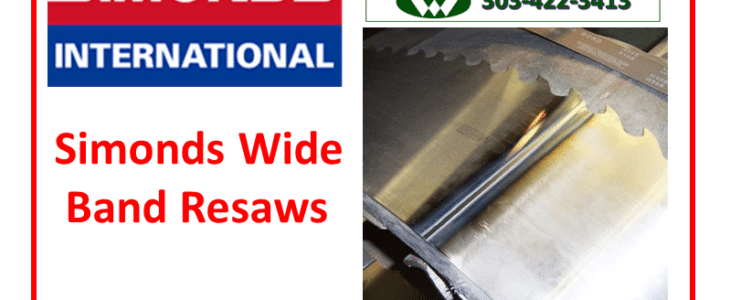 SIMONDS WIDE BAND RESAWS AT WESTERNTOOLCO.COM