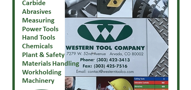 CHECK OUT OUR INDUSTRIAL SUPPLY AND MRO CATALOG AT WESTERNTOOLCO.COM