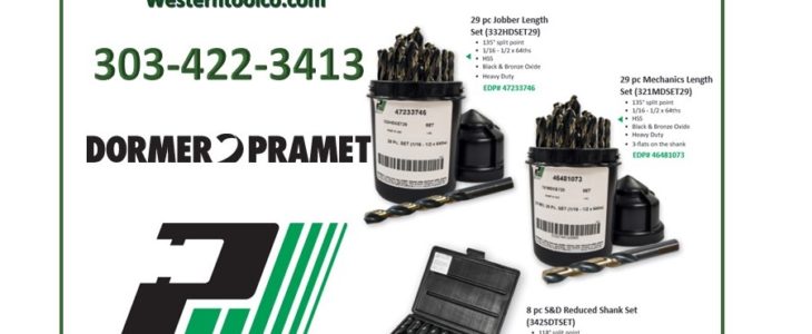 WESTERNTOOLCO.COM HAS DORMER PRAMET PRECISION PRODUCTS