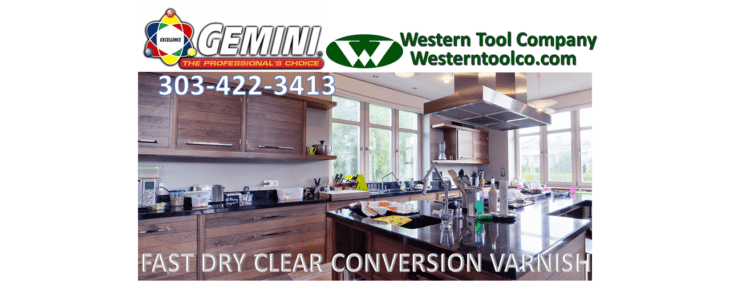 WESTERNTOOLCO.COM HAS GEMINI FAST DRY CONVERSION VARNISH