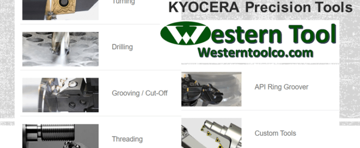 WESTERNTOOLCO.COM HAS KYOCERA INDEXABLE PRODUCTS