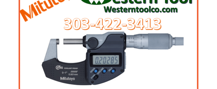 MITUTOYO MICROMETERS AT WESTERNTOOLCO.COM