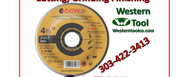 WESTERNTOOLCO.COM HAS CAMEL GRINDING WHEEL 3 IN 1 DISCS