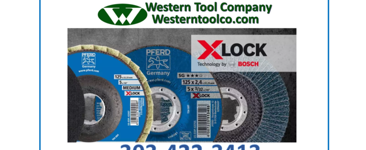 WESTERNTOOLCO.COM HAS PFERD WITH BOSCH X-LOCK