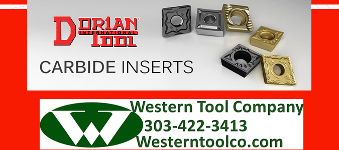 WESTERNTOOLCO.COM HAS DORIAN CARBIDE INSERTS