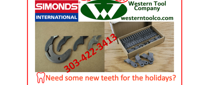 WESTERNTOOLCO.COM HAS SIMONDS SAW REPLACEMENT TEETH